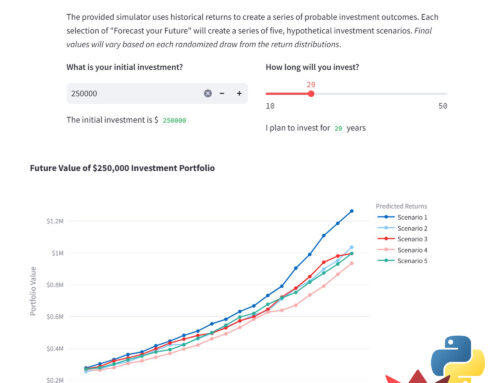 Streamlit based data science application